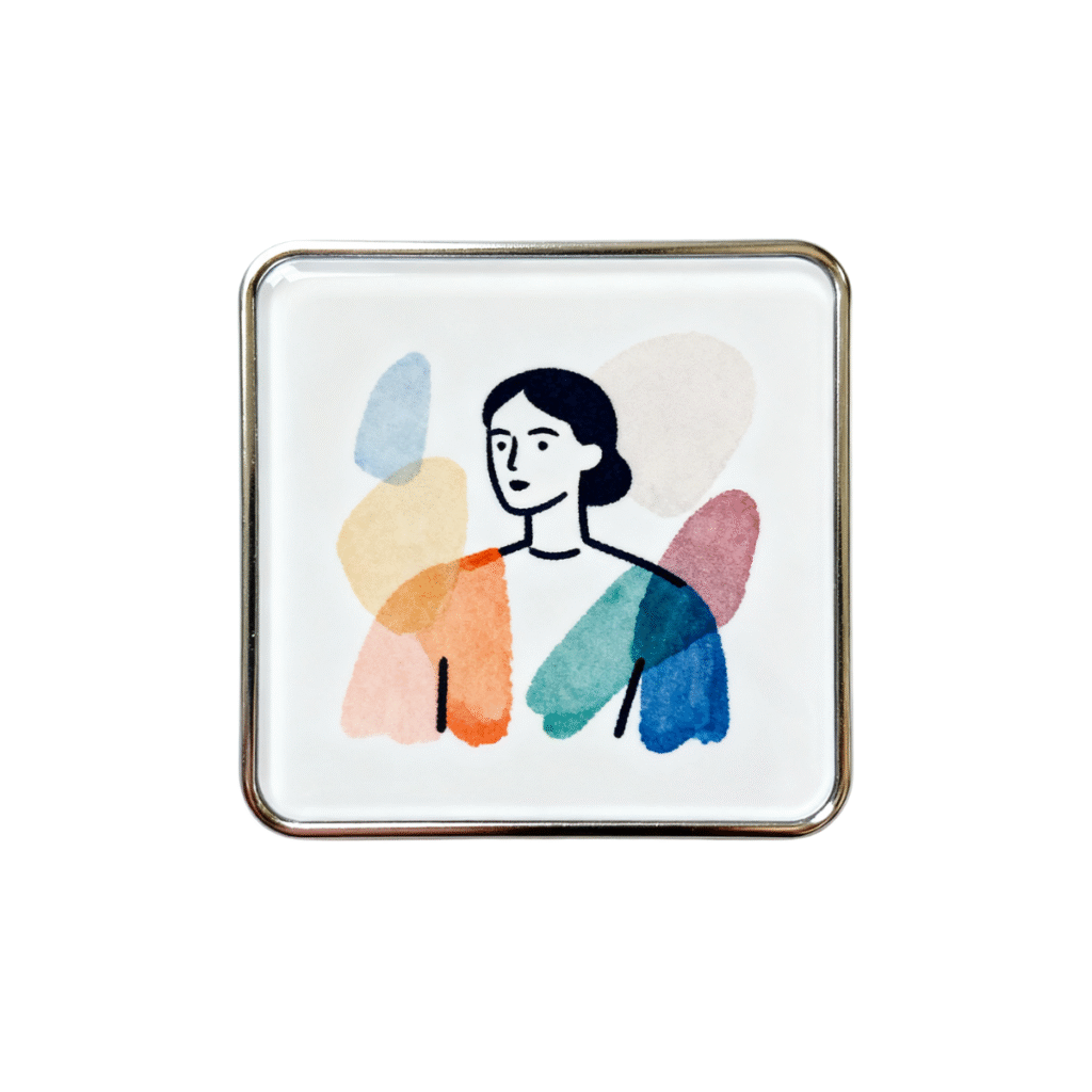 Custom metal fridge magnet with logo - ForgeCrafts product photo 4