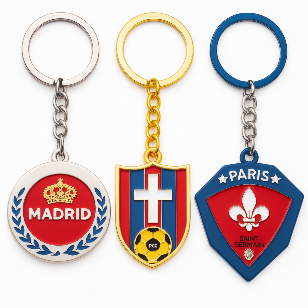 Custom metal keychain with engraved design - ForgeCrafts product photo 3