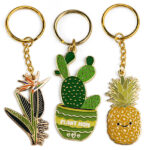 Custom metal keychain with engraved design - ForgeCrafts product photo 2