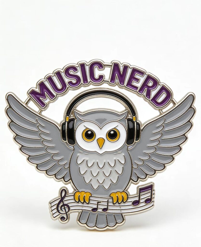 Custom metal badge with enamel finish - ForgeCrafts product photo 3