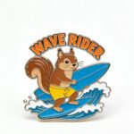Custom metal badge with enamel finish - ForgeCrafts product photo 2