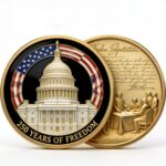Custom commemorative coin with engraved design - ForgeCrafts product photo 3