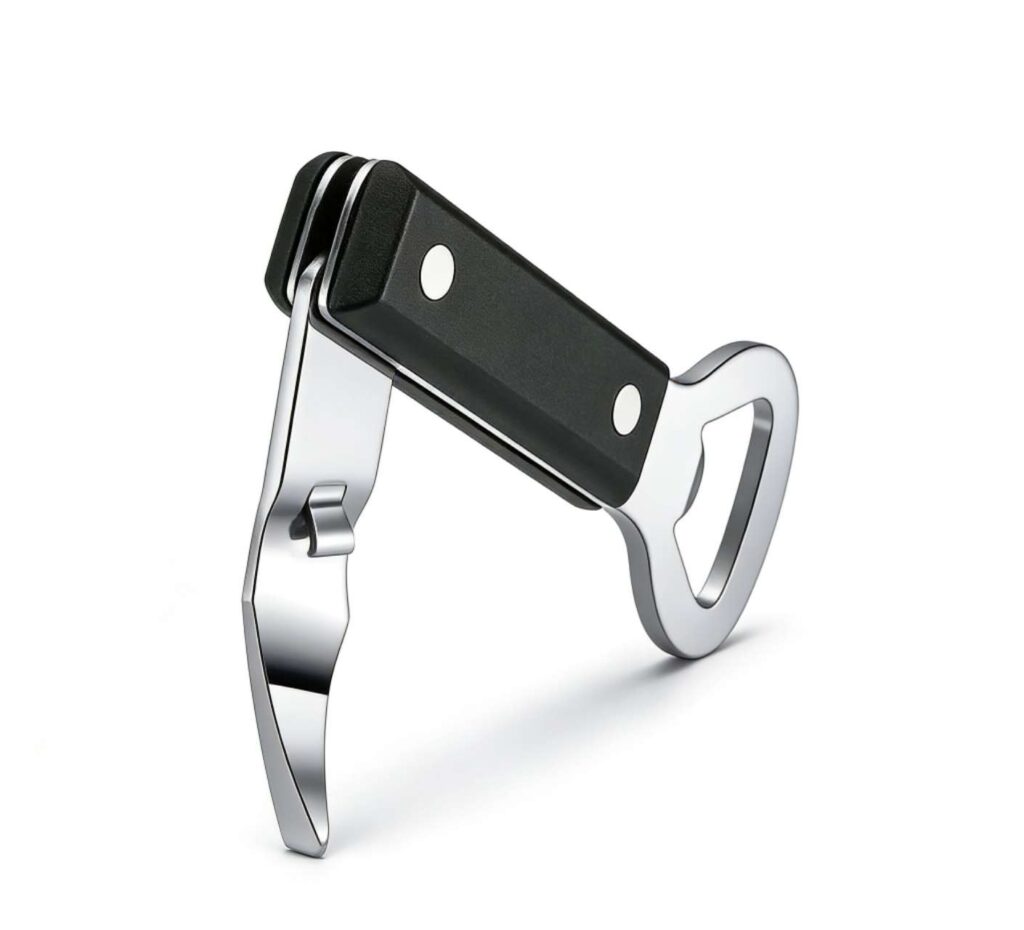 Custom metal bottle opener with custom branding - ForgeCrafts product photo 4