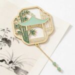Custom metal bookmark with engraved design - ForgeCrafts product photo 3