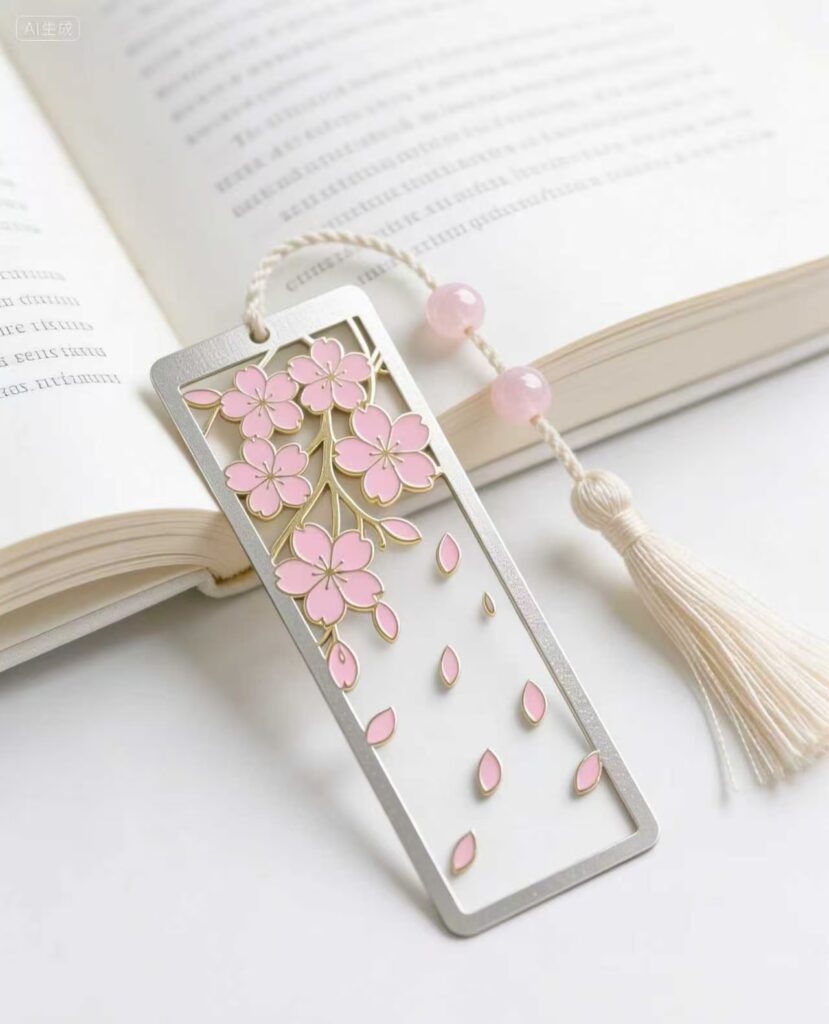 Custom metal bookmark with engraved design - ForgeCrafts product photo 7