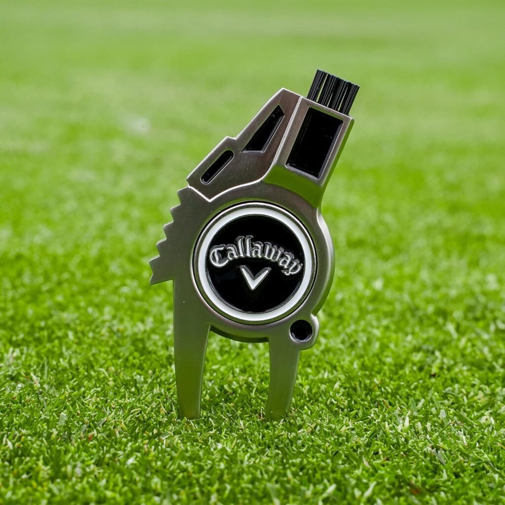 Custom golf accessories - ball markers, divot tools, hat clips, golf tee holders in zinc alloy or stainless steel with personalized logo enamel fill - ForgeCrafts OEM product manufactured for tournaments, country club merchandise, and corporate golf events