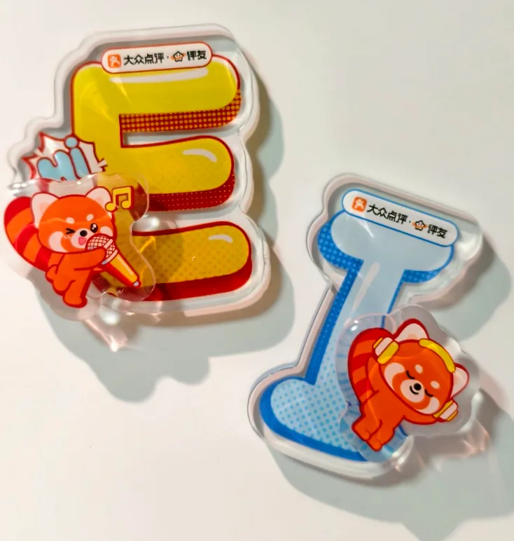 Acrylic fridge magnet case sample 1