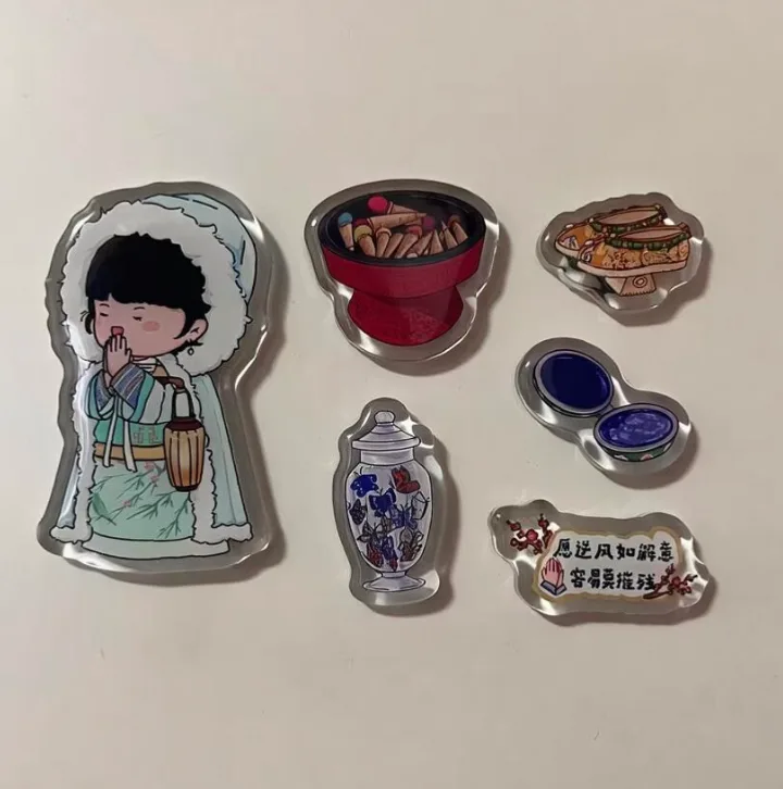 Acrylic fridge magnet case sample 5