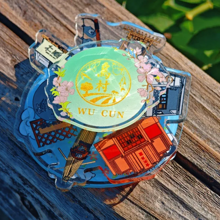 Acrylic fridge magnet case sample 9