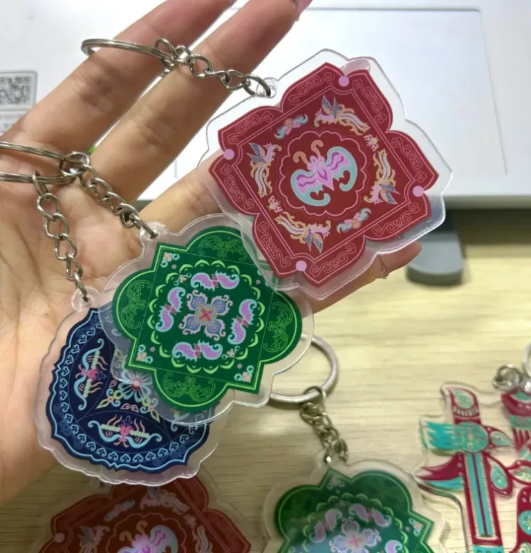 Acrylic keychain case sample 4