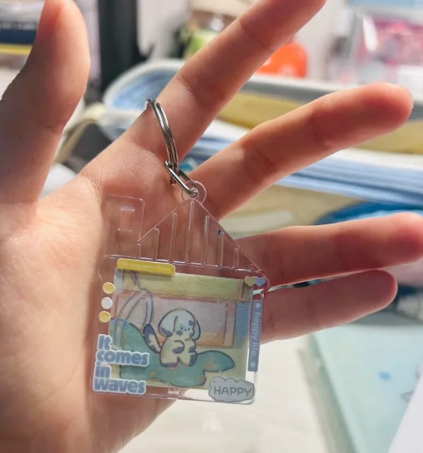 Acrylic keychain case sample 8
