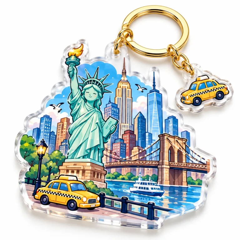 Custom acrylic keychain sample 2