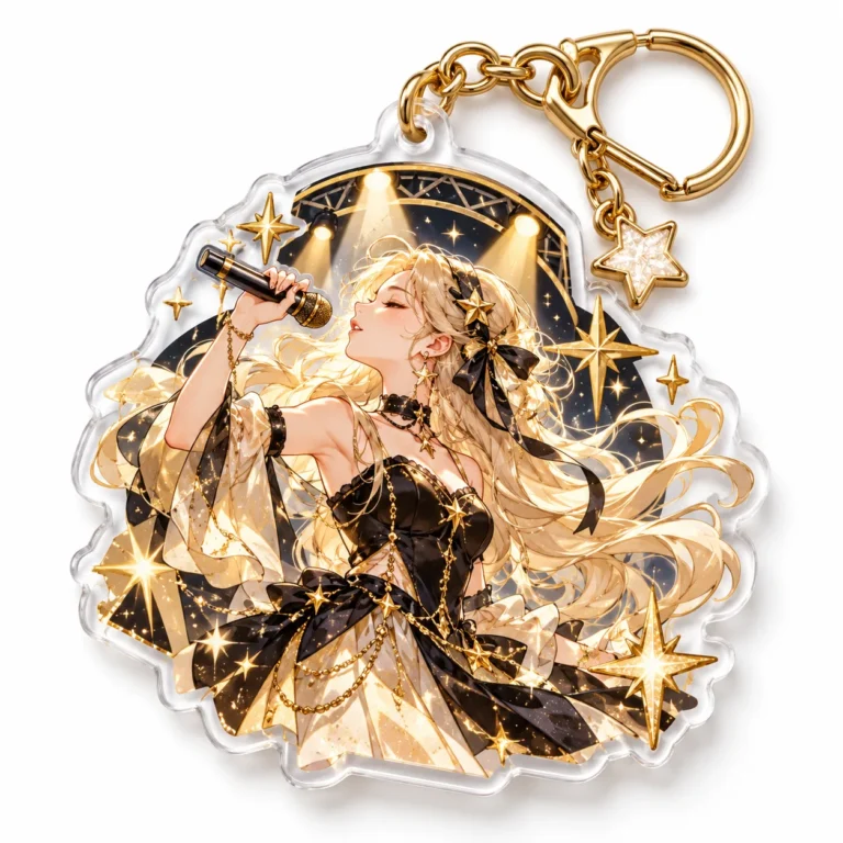 Custom acrylic keychain sample 5