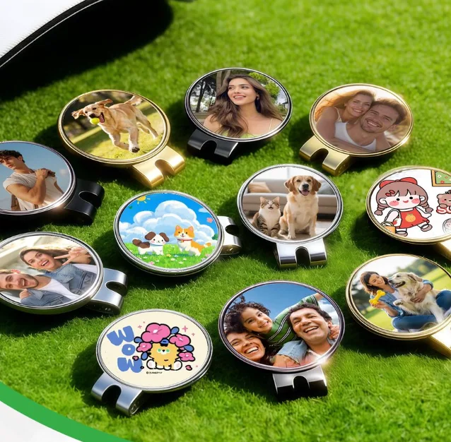 Custom golf cap clip sample 2