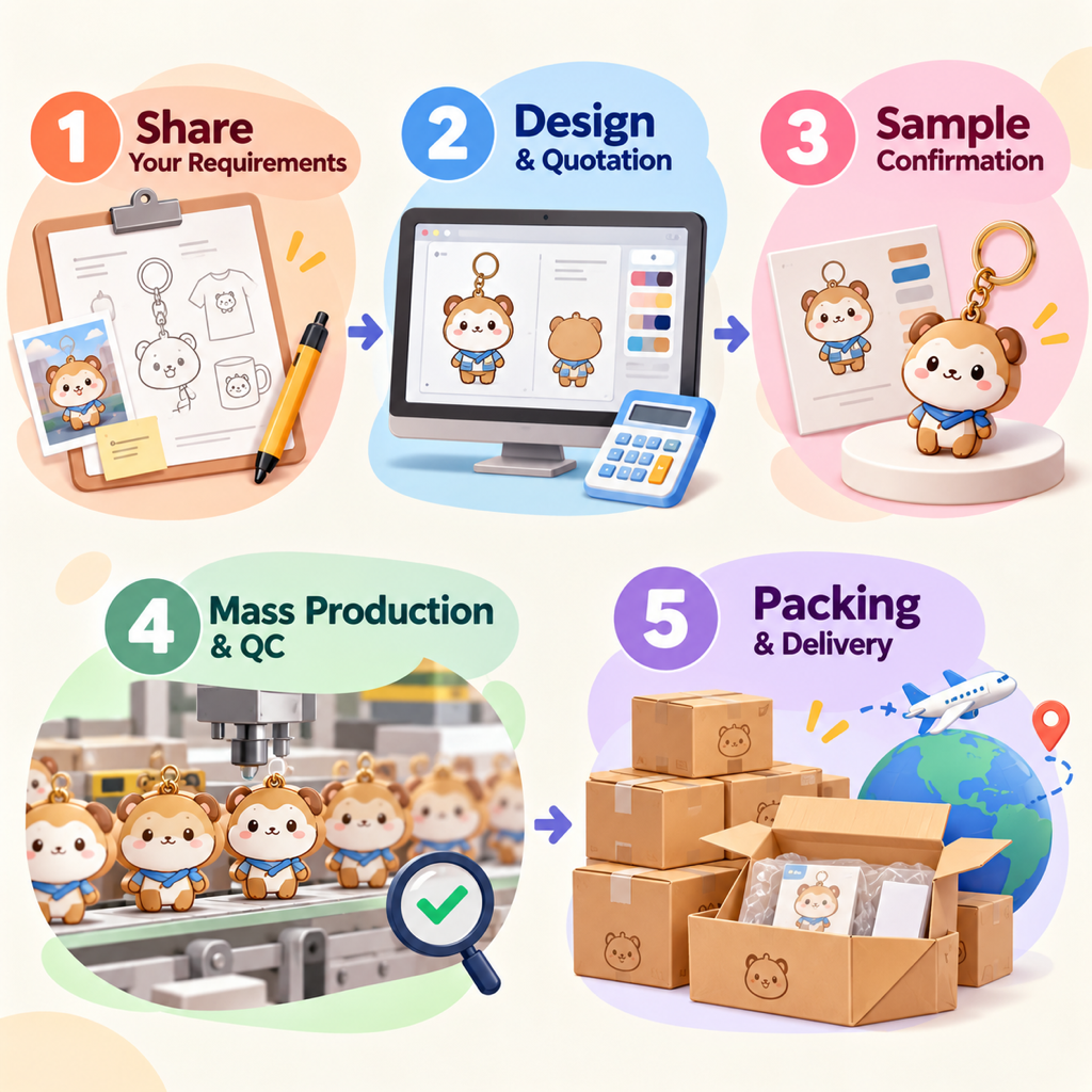Yanlsle custom gift process